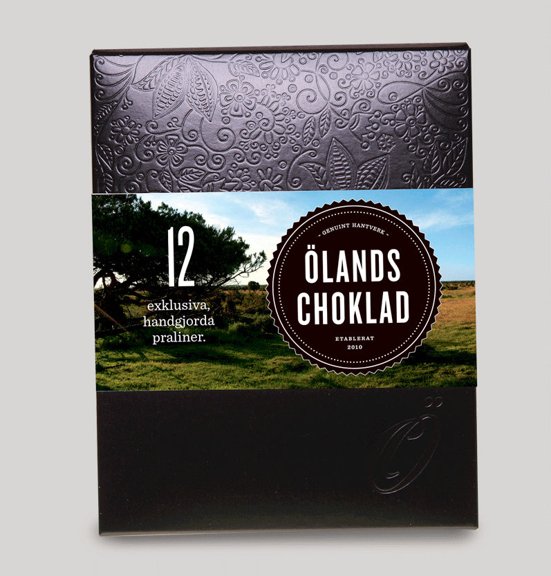 Handgjorda praliner – Ölands choklad Mixlåda