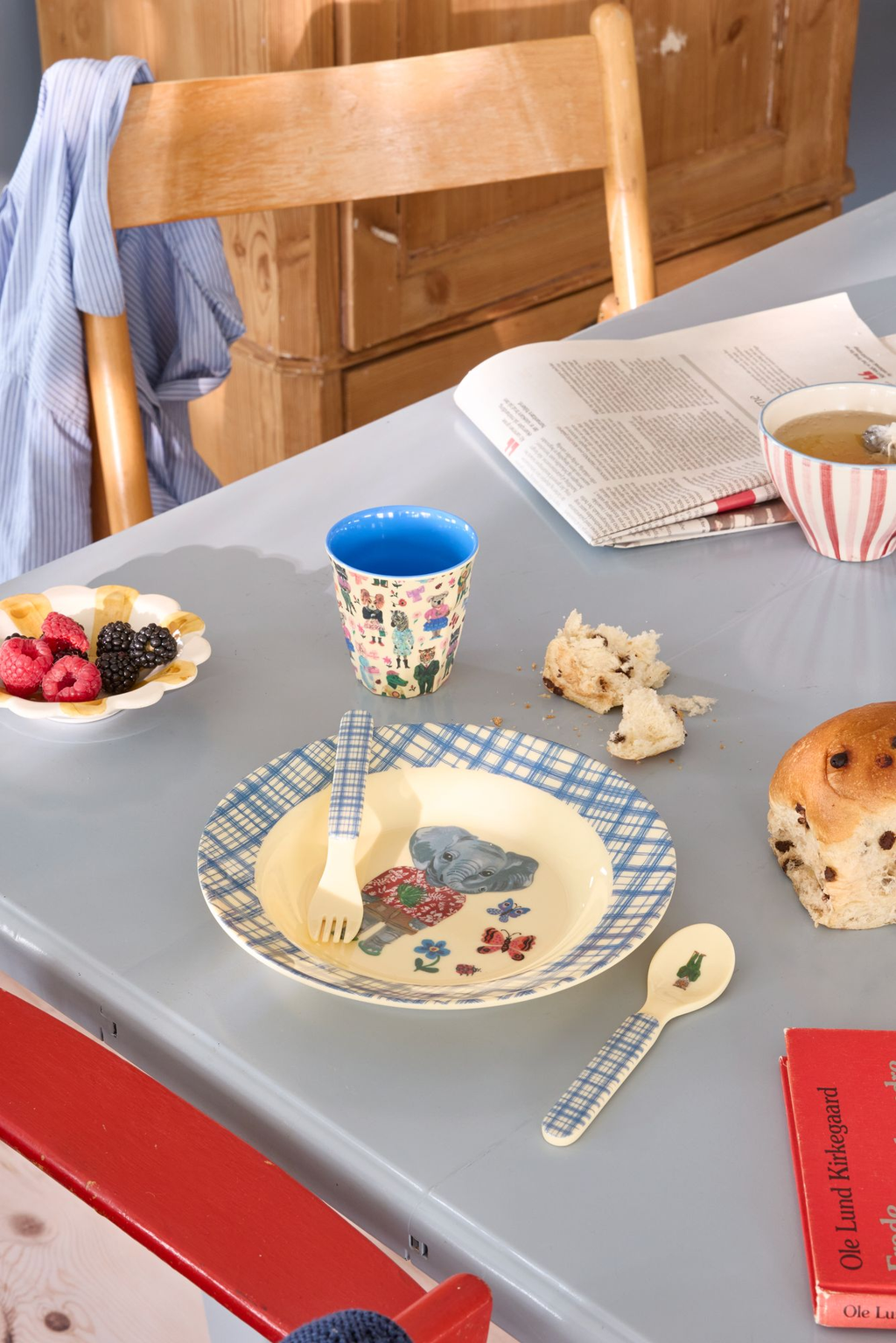 Barnbestick Nathalie Lété Blå