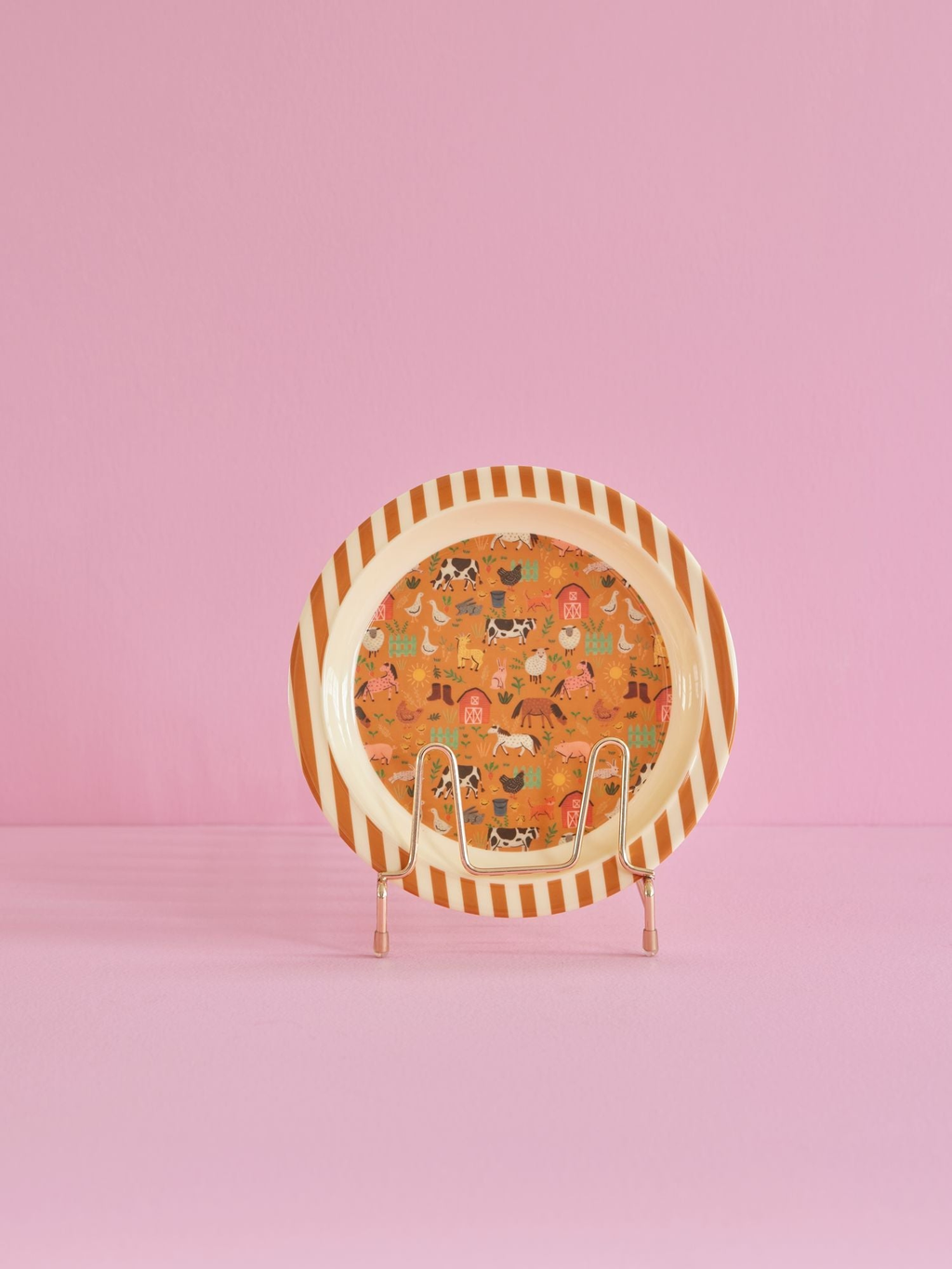 Tallrik Brun Farm Totable