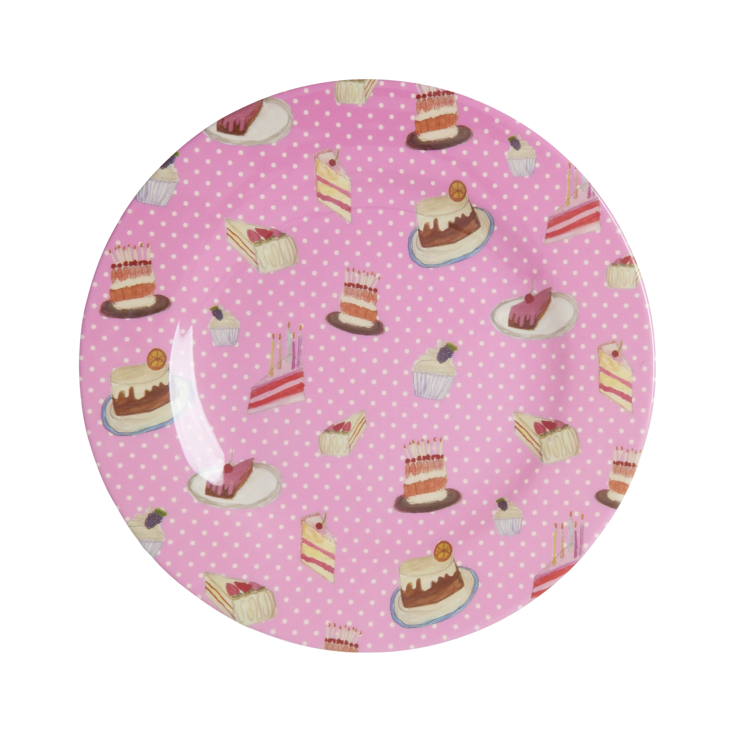 Tallrik Pink Sweet Cake