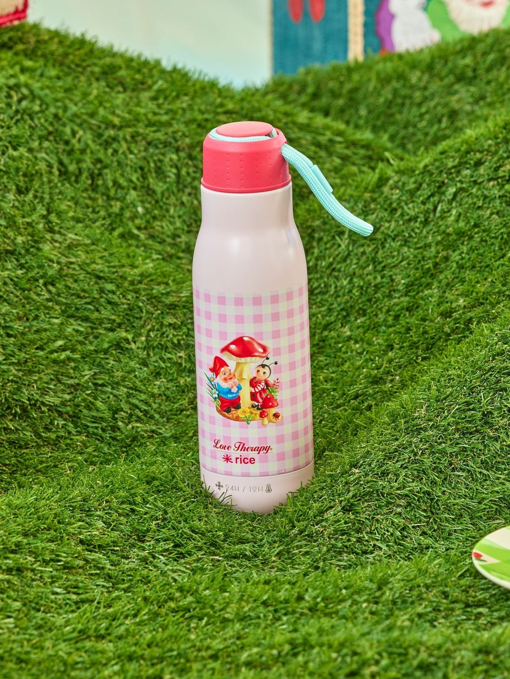 Flaska rostfritt stål Love Therapy Gnome