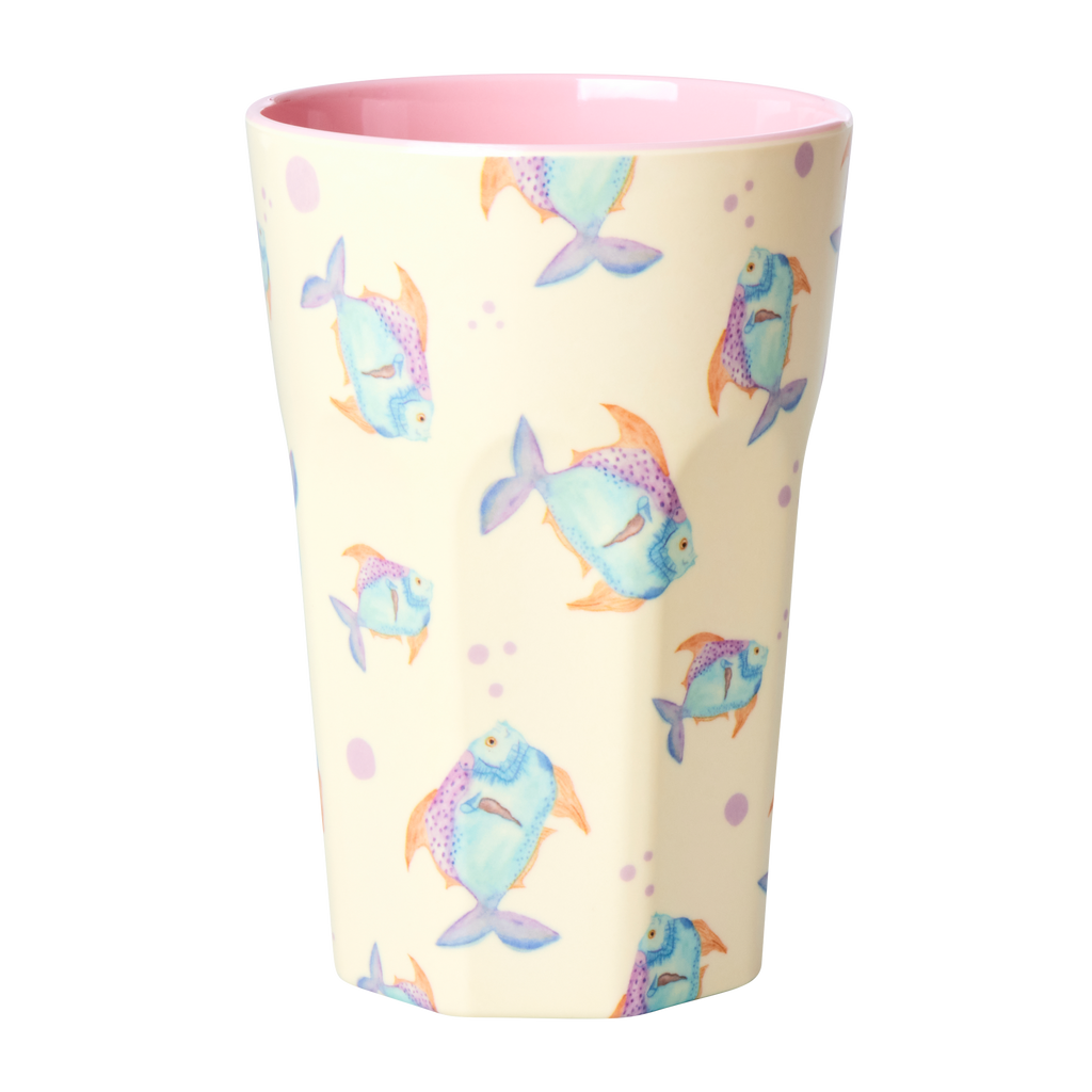 Mugg stor Cream Fish