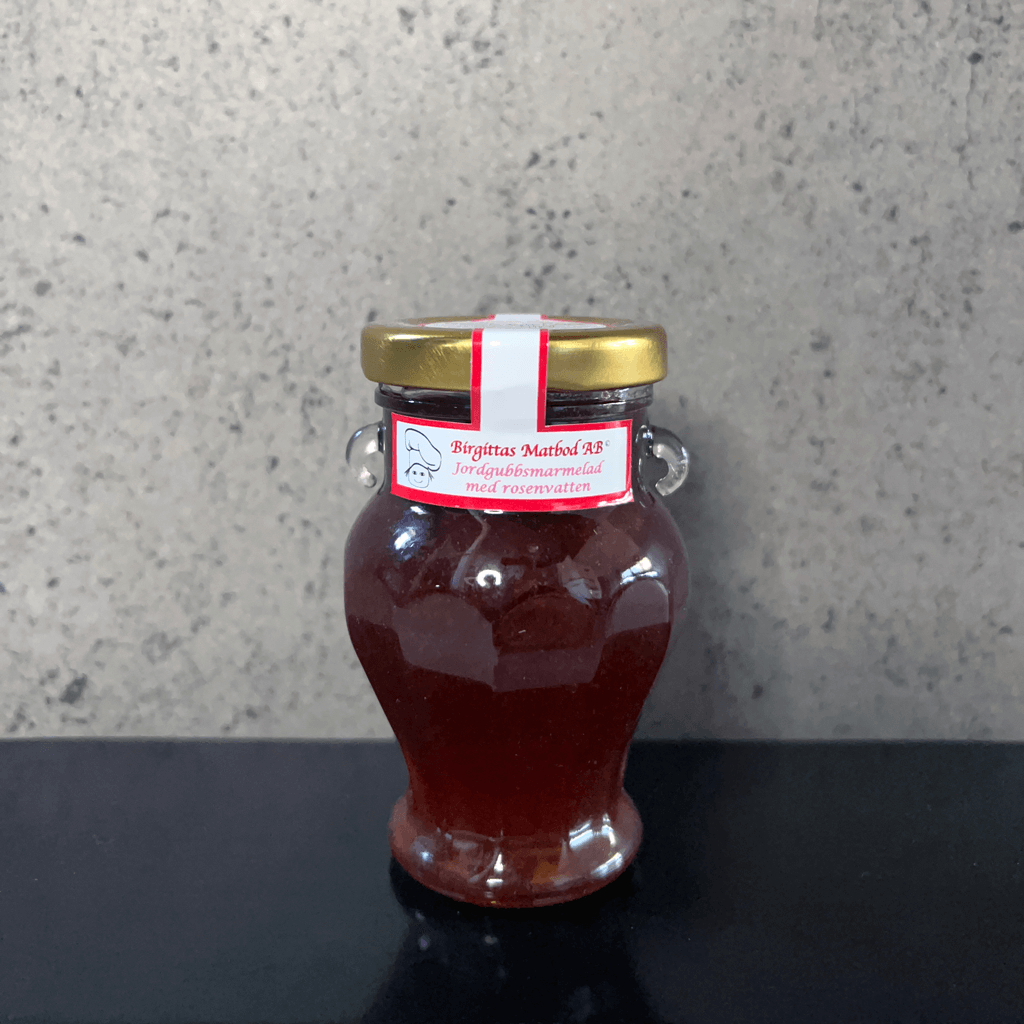 Marmelad jordgubb och rosenvatten 120g