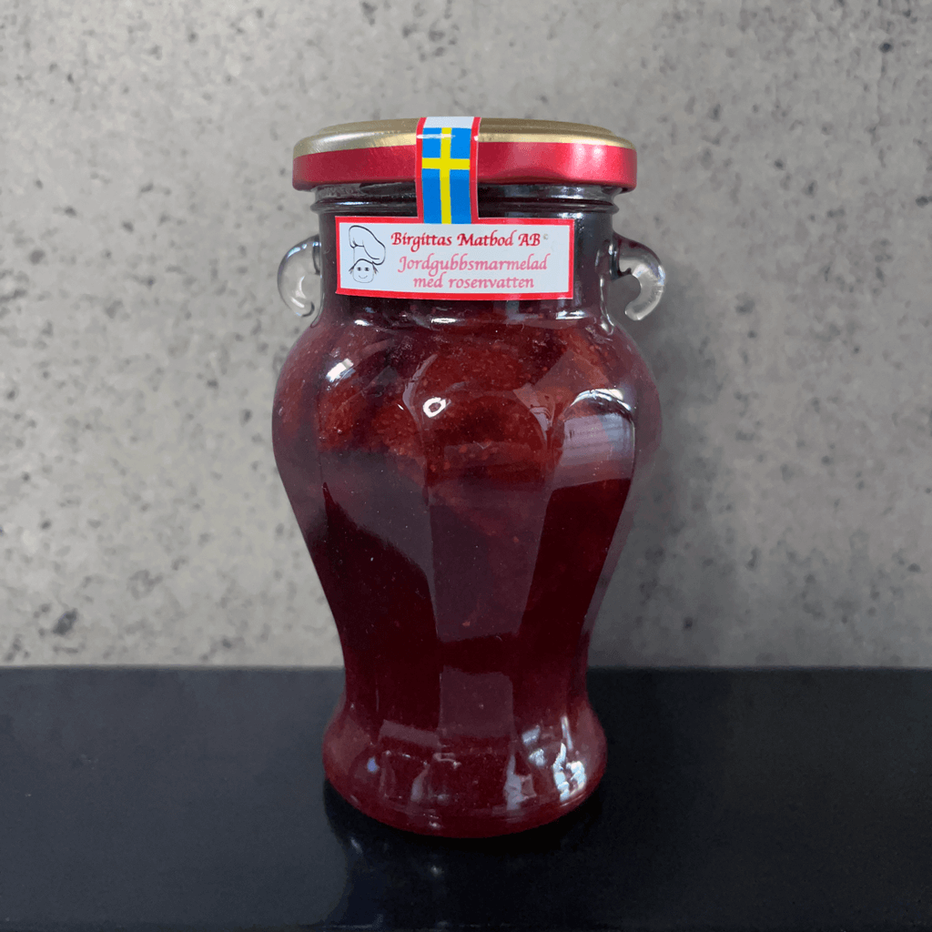 Marmelad jordgubb och rosenvatten 250g