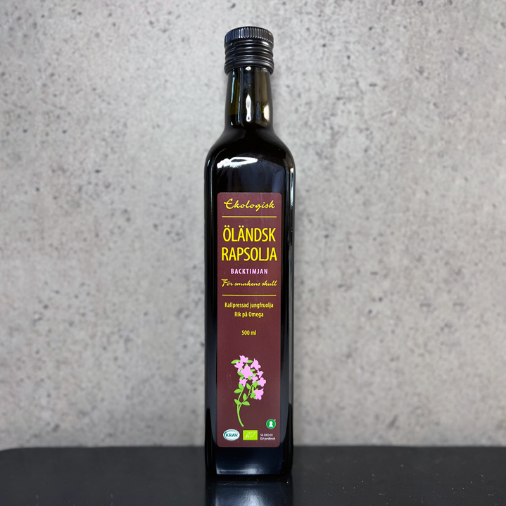Öländsk rapsolja backtimjan